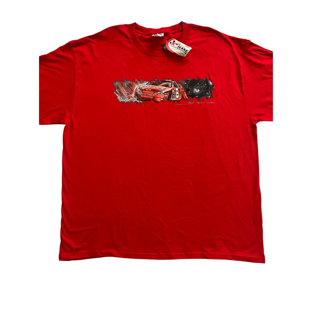 Vtg Dale Earnhardt Jr #8 Budweiser NASCAR T Shirt Chase Authentics Red NWT 2XL